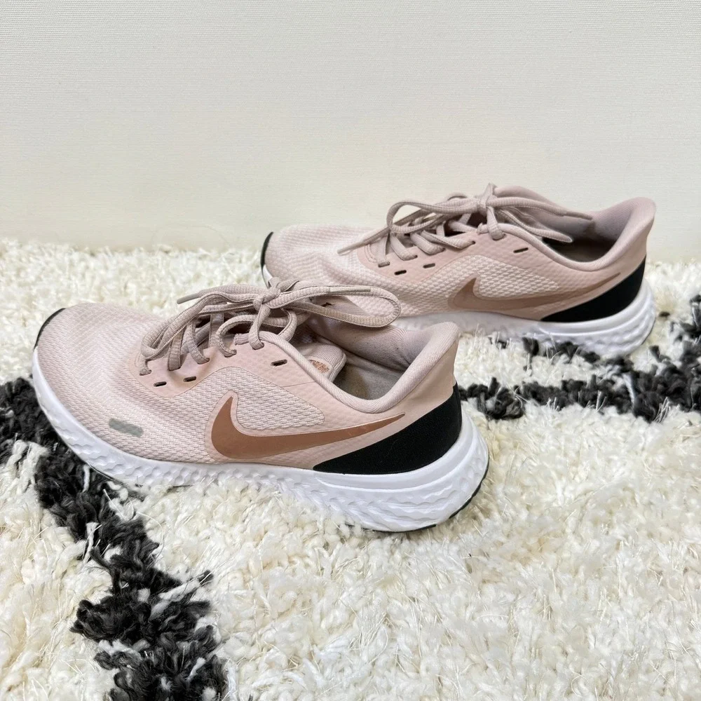 NIKE Pink Revolution 5 Mesh Lace‎ Up Running Shoes 6.5 - Picture 5 of 7